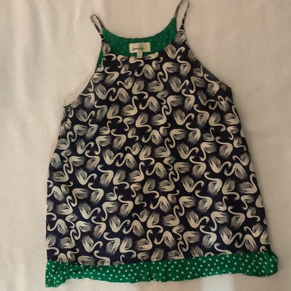 Porridge tank top by Anthropologie - size Small (S) - Navy, green, white - Picture 2 of 4